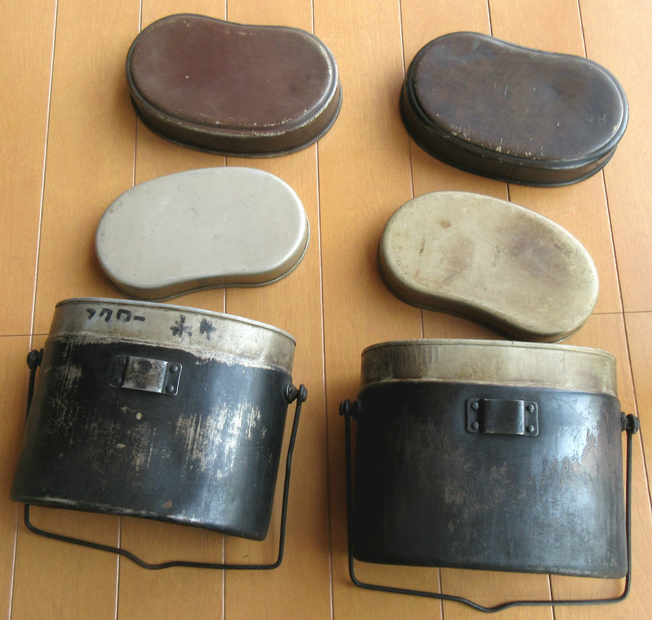 旧日本軍 兵式 ロ号 飯盒 再利用品