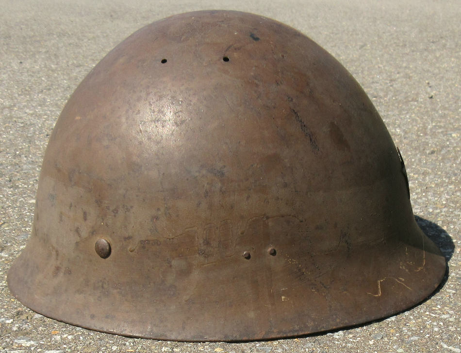 【複製品】日本海軍九〇式鉄帽（鉄帽覆い付き）・帝国海軍ヘルメット・鉄兜