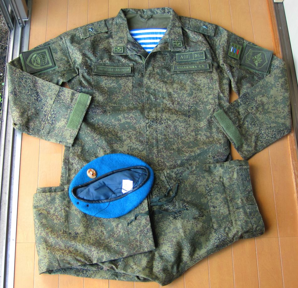 空挺軍ＶＫＢＯデジタルフローラ迷彩服